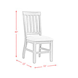 Stone Side Chair (2 Per Pack) - Tampa Furniture Outlet