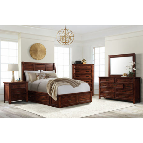 Sullivan 6-Drawer Chest in Rich Cherry – SKU SV600CH | Elements