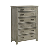 Sullivan 6-Drawer Chest in Drift Grey