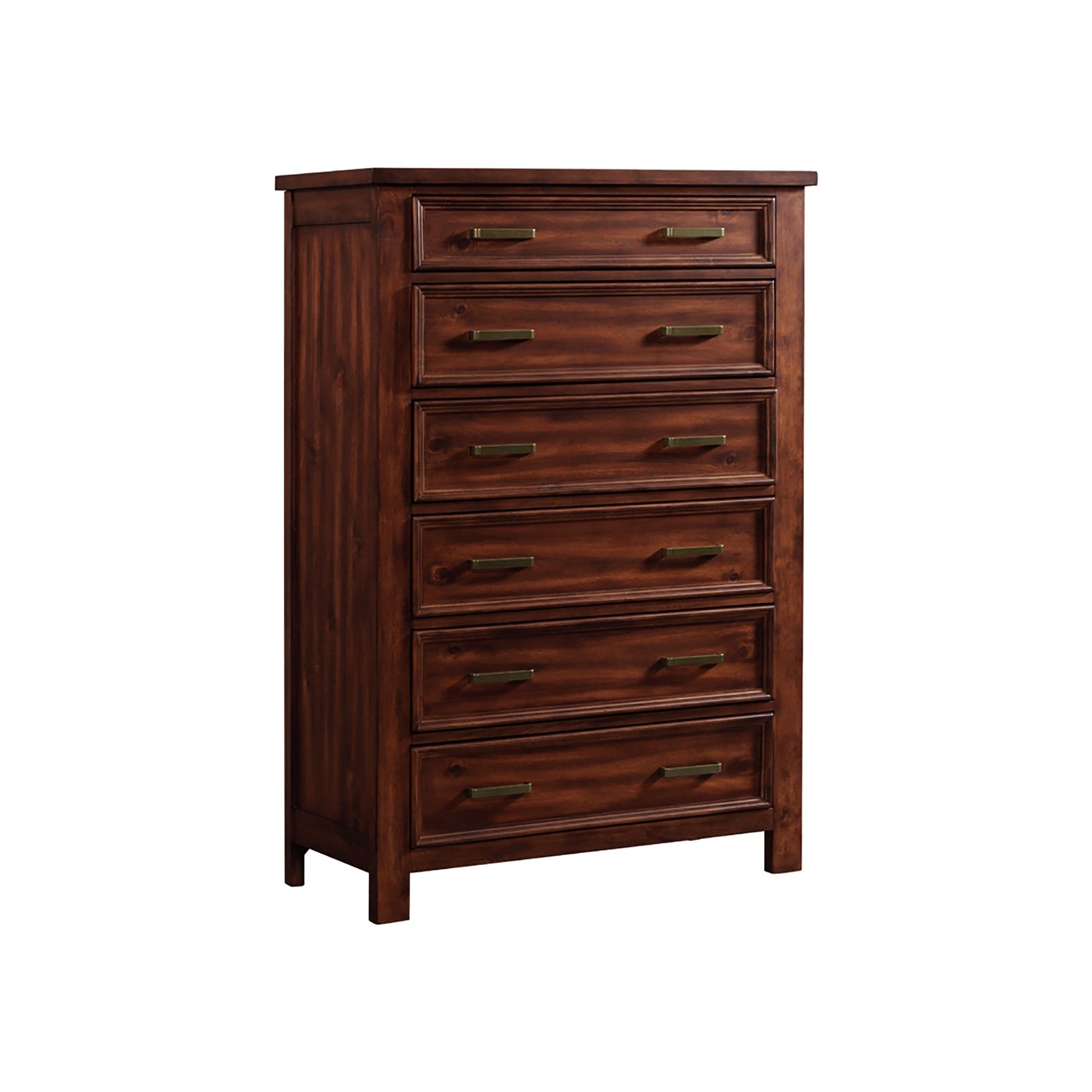 Sullivan 6-Drawer Chest in Rich Cherry - Tampa Furniture Outlet