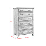 Sullivan 6-Drawer Chest in Rich Cherry - Tampa Furniture Outlet