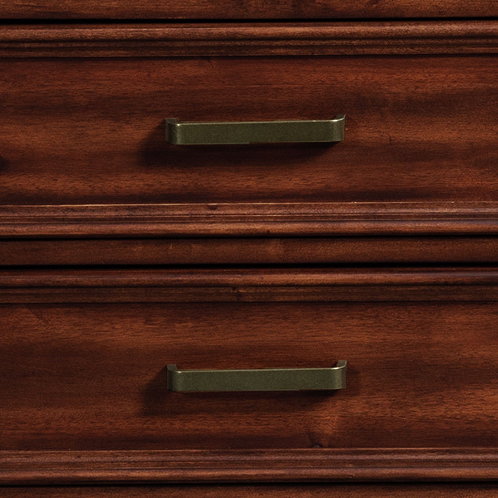 Sullivan Dresser and Mirror Set in Rich Cherry