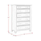 Sullivan 6-Drawer Chest in Drift Grey