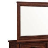 Sullivan Dresser and Mirror Set in Rich Cherry - Tampa Furniture Outlet