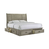 Sullivan King Storage Bed in Drift Grey