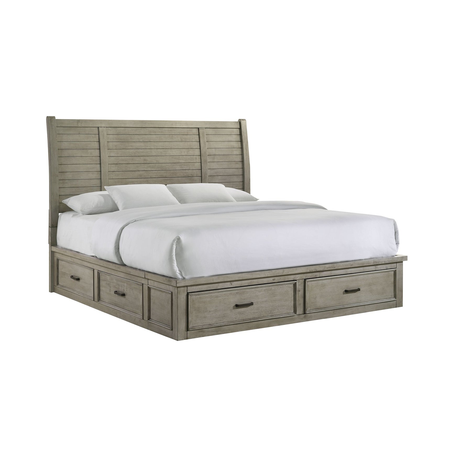 Sullivan King Storage Bed in Drift Grey