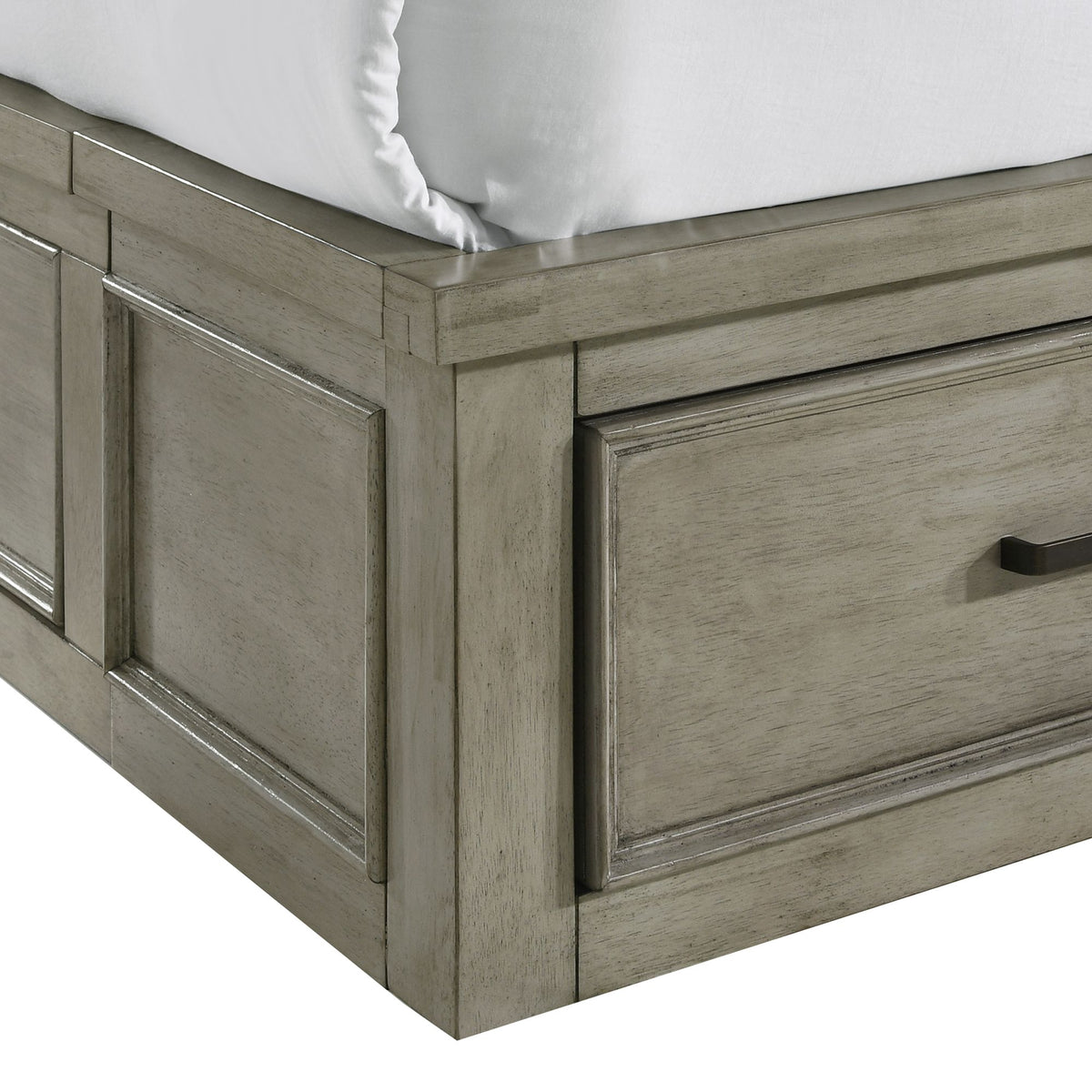Sullivan Queen Storage Bed in Drift Grey