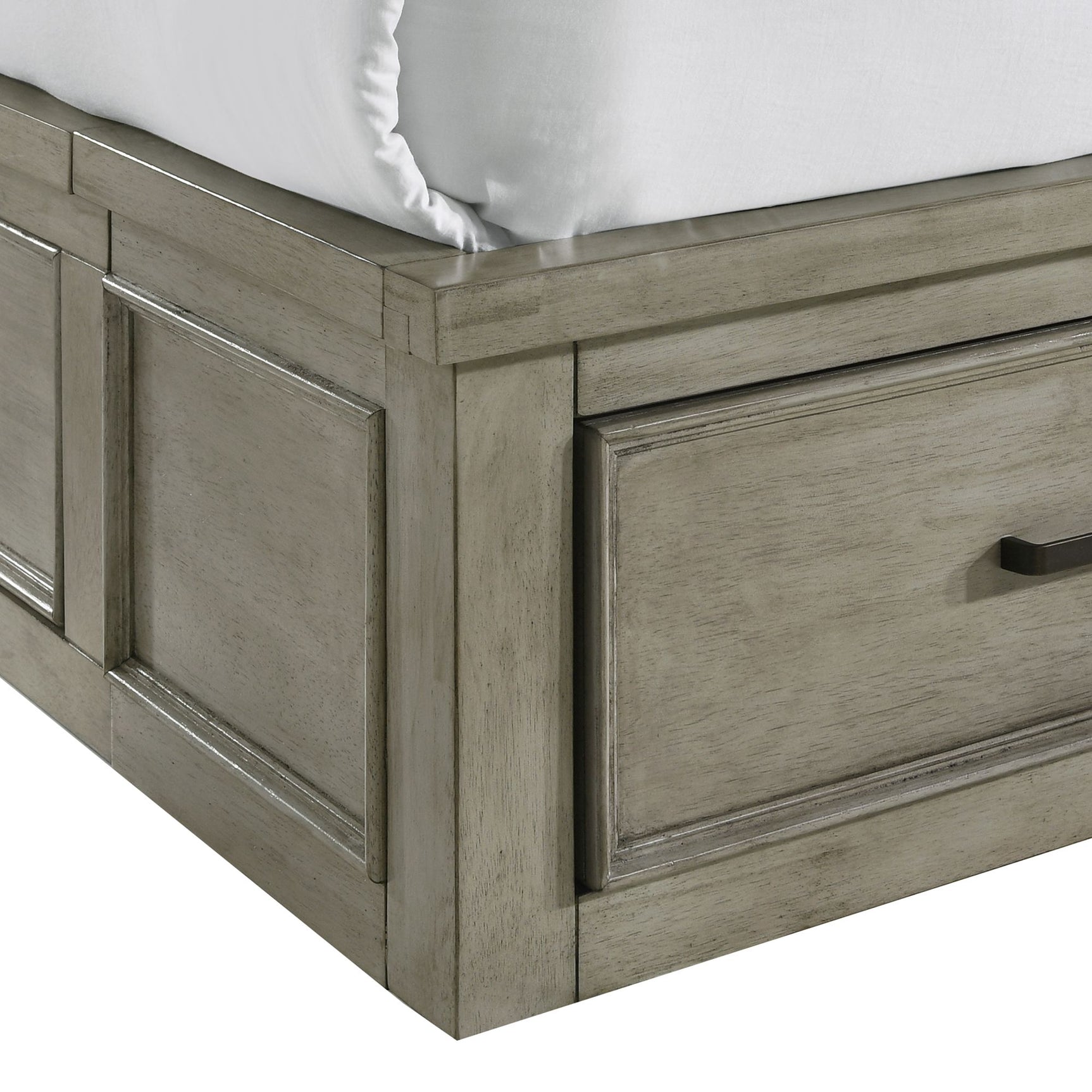 Sullivan King Storage Bed in Drift Grey