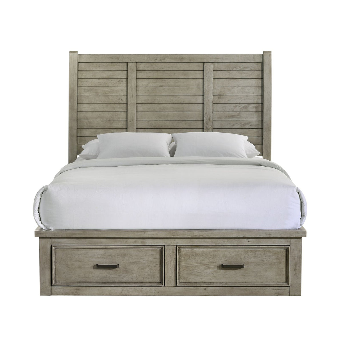Sullivan Queen Storage Bed in Drift Grey