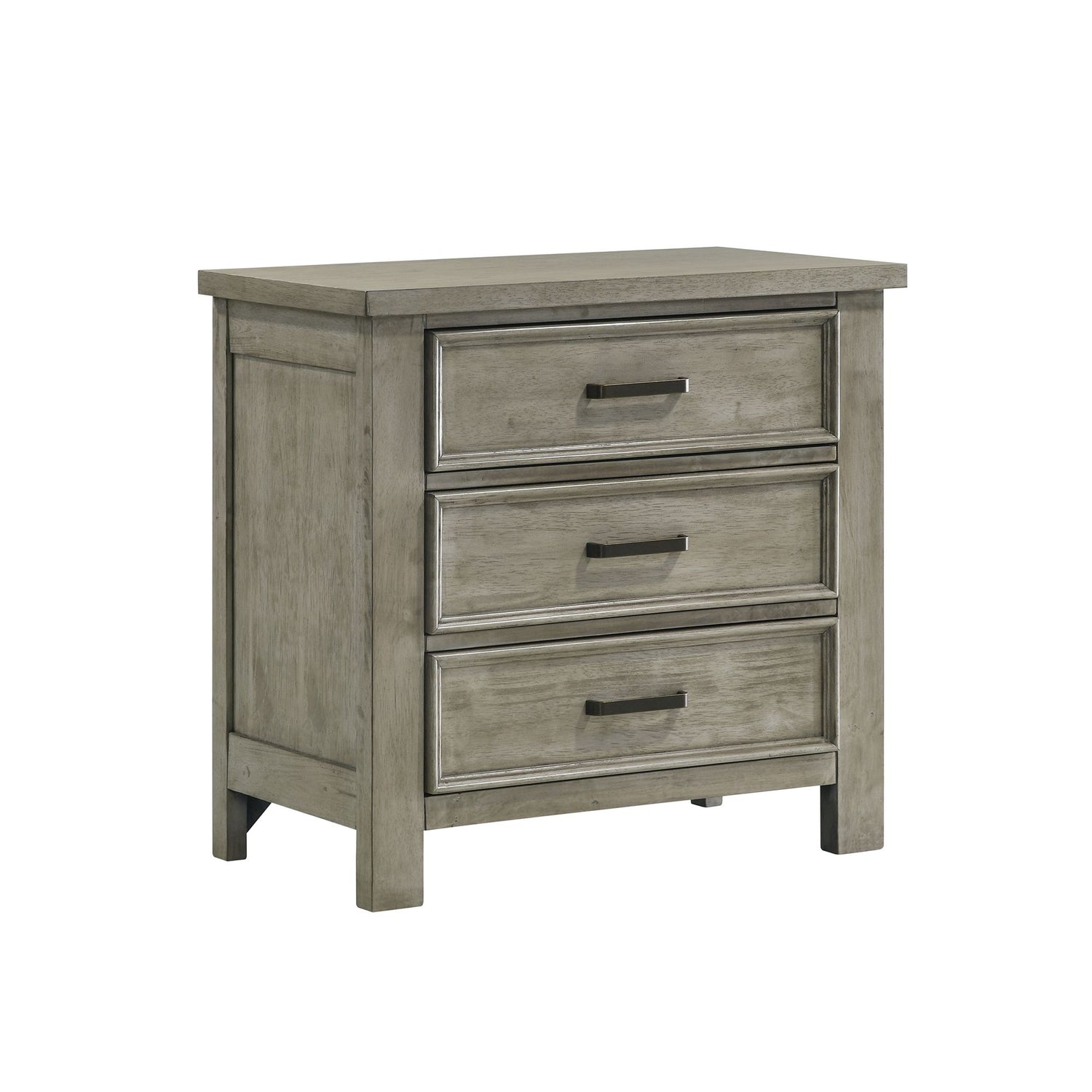 Sullivan 3-Drawer Nightstand in Drift Grey - Tampa Furniture Outlet
