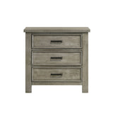 Sullivan 3-Drawer Nightstand in Drift Grey - Tampa Furniture Outlet