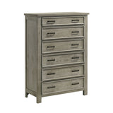 Sullivan 6-Drawer Chest in Drift Grey - Tampa Furniture Outlet