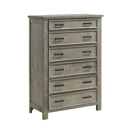 Sullivan 6-Drawer Chest in Drift Grey - Tampa Furniture Outlet