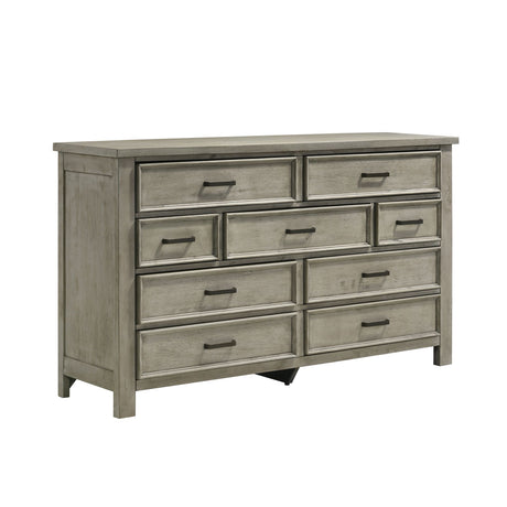 Sullivan 9-Drawer Dresser in Drift Grey - Tampa Furniture Outlet