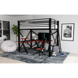 Talia Full Loft Bunk and Ladder in Black – SKU Y-14090-8-FBK | Elements