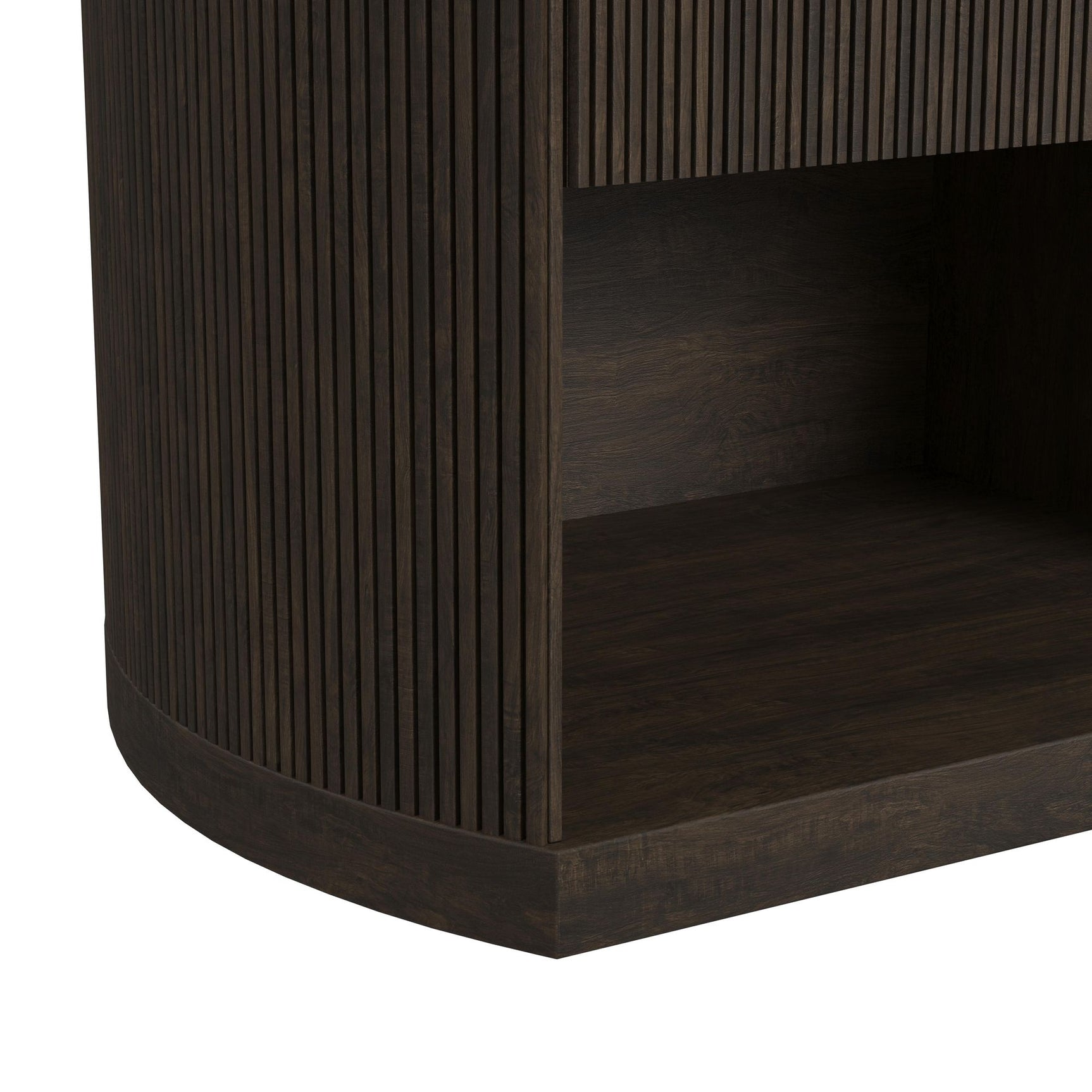 Sylvie 1-Drawer Nightstand with Touch Light in Dark Brown LED - Tampa Furniture Outlet