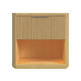 Sylvie 1-Drawer Nightstand with Touch Light in Natural LED - Tampa Furniture Outlet