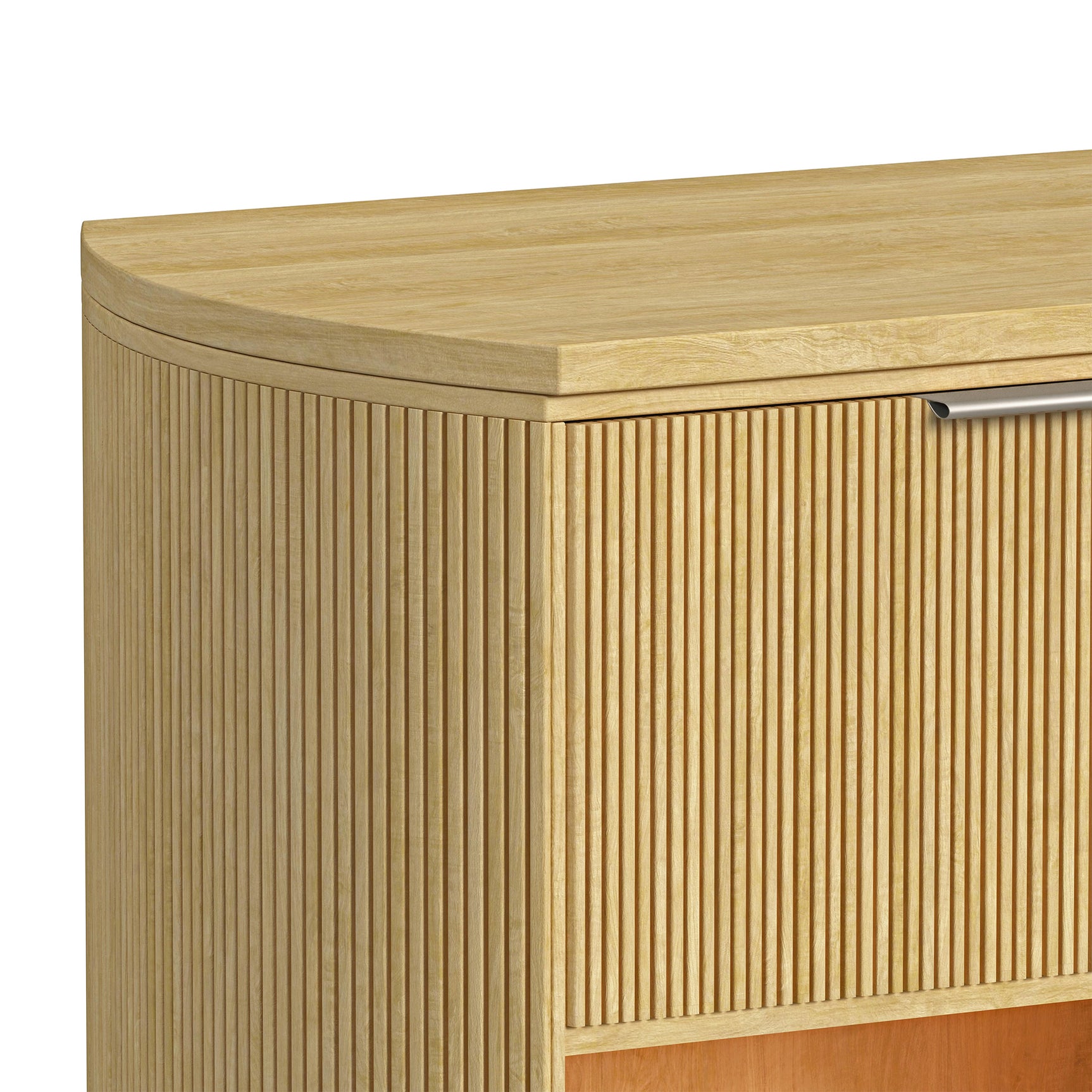 Sylvie 1-Drawer Nightstand with Touch Light in Natural LED - Tampa Furniture Outlet