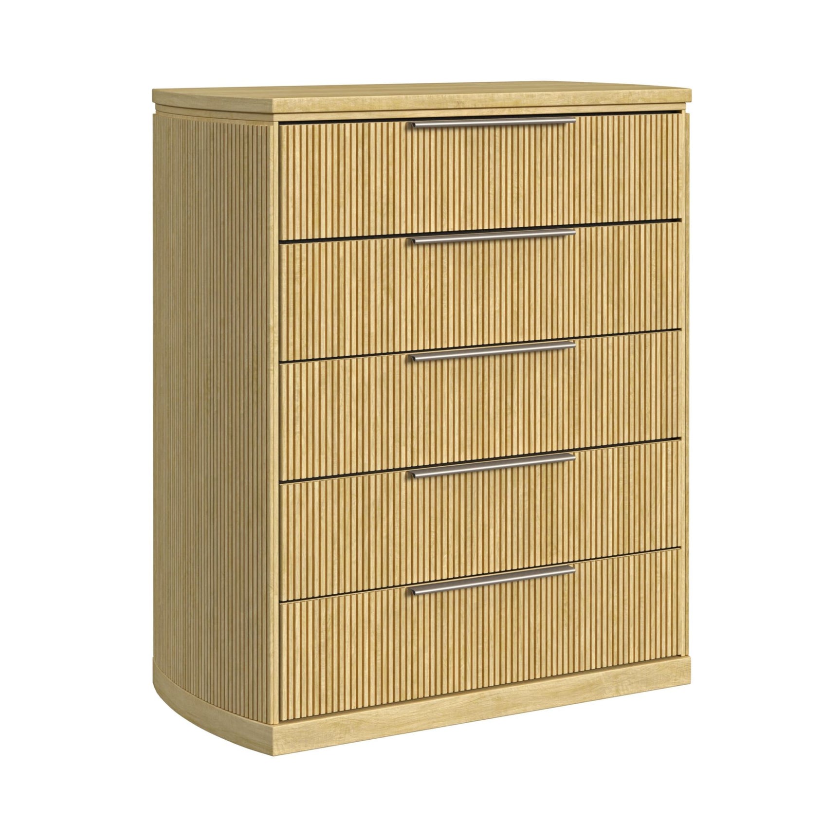 Sylvie 5-Drawer Chest in Natural - Tampa Furniture Outlet