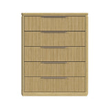 Sylvie 5-Drawer Chest in Natural - Tampa Furniture Outlet