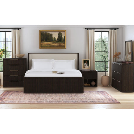 Sylvie 5-Drawer Chest in Dark Brown – SKU B-16000-5-CH | Elements