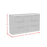 Sylvie 7-Drawer Dresser in Natural