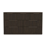 Sylvie 7-Drawer Dresser in Dark Brown - Tampa Furniture Outlet