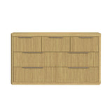 Sylvie 7-Drawer Dresser in Natural - Tampa Furniture Outlet