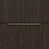 Sylvie Dresser and Mirror Set in Dark Brown