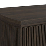 Sylvie 5-Drawer Chest in Dark Brown
