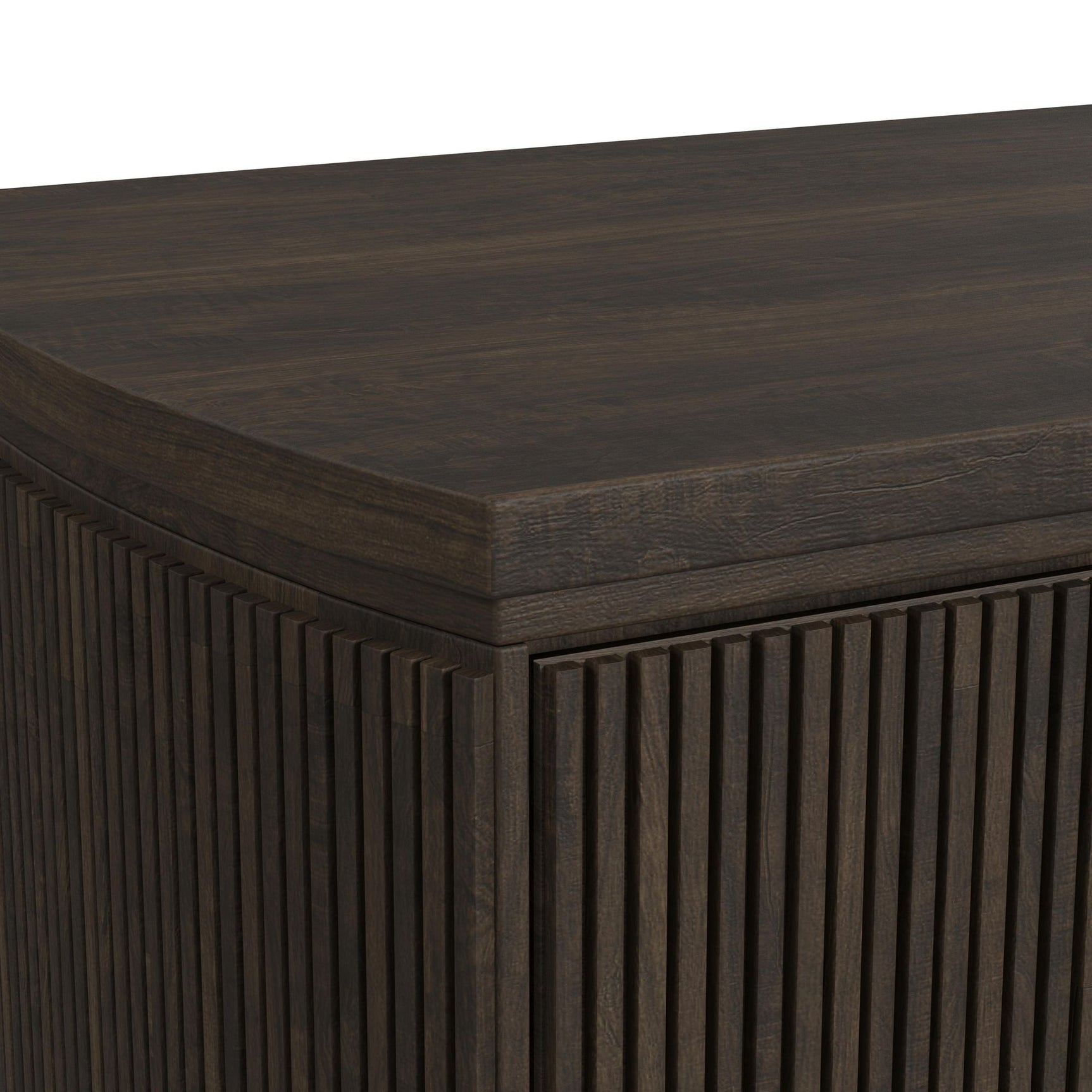 Sylvie 5-Drawer Chest in Dark Brown