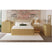 Sylvie Queen UPH Bed with White Fabric in Natural – SKU B-16000-6-QUB | Elements