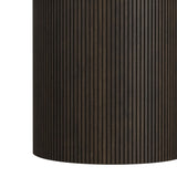 Sylvie Round Dining Table with White Faux Marble Top in Dark Brown - Tampa Furniture Outlet