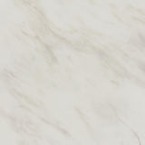 Sylvie Round Dining Table with White Faux Marble Top in Dark Brown - Tampa Furniture Outlet