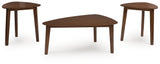 Tampa Furniture Outlet - Ashley Furniture - Lyncott Table (Set of 3) - Occasional Table Set (3/CN) / Brown - T135-13