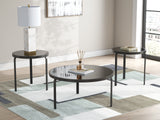 Tampa Furniture Outlet - Ashley Furniture - Dorylin Table (Set of 3) - Occasional Table Set (3/CN) / Black - T139-13