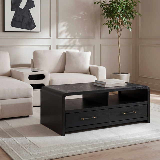 Tampa Furniture Outlet - Ashley Furniture - Clanden Coffee Table - Rectangular Cocktail Table - T1540-1