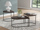 Tampa Furniture Outlet - Ashley Furniture - Vanmore Table (Set of 3) - Occasional Table Set (3/CN) / Dark Brown - T199-13