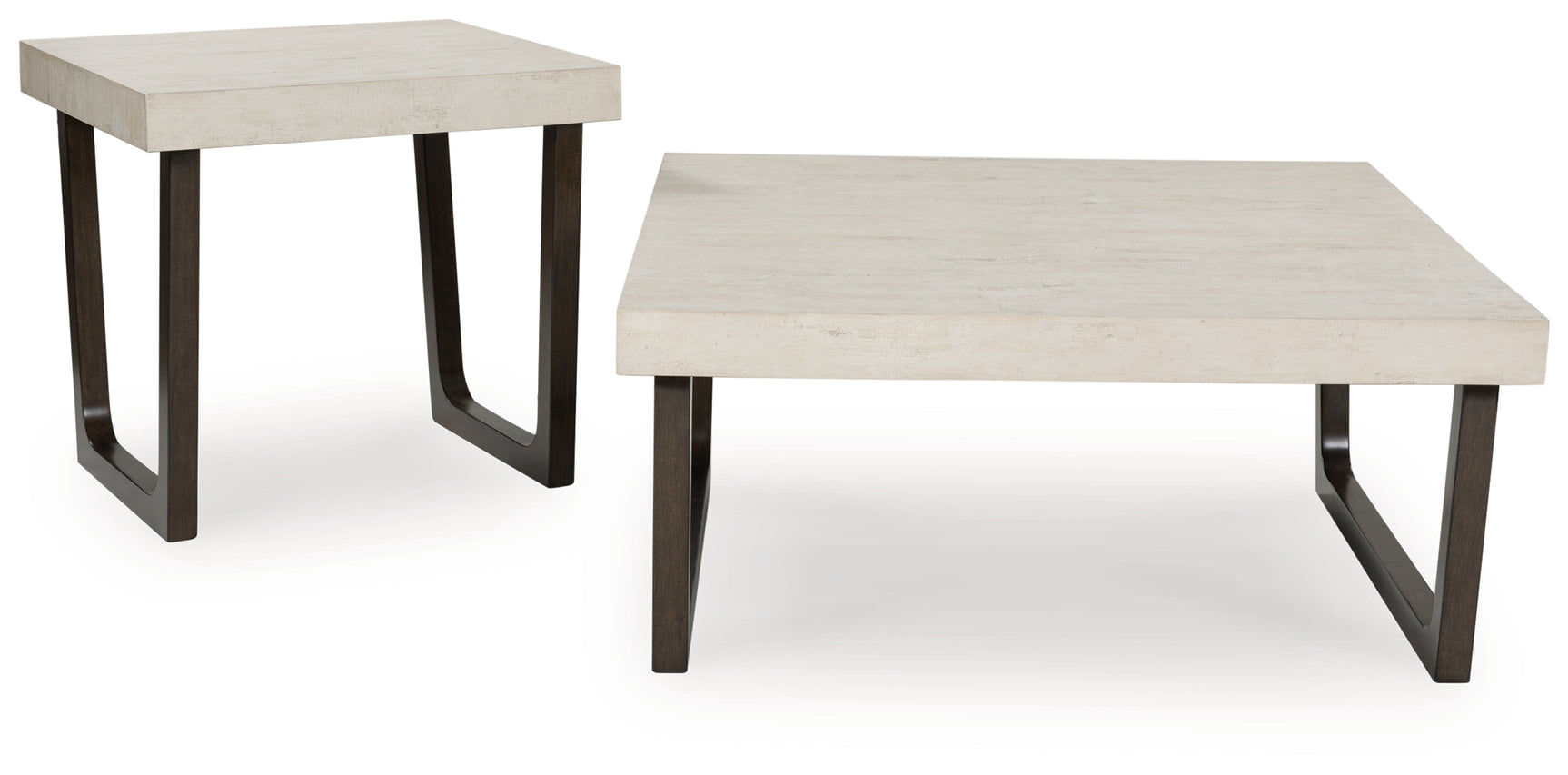 Tampa Furniture Outlet - Ashley Furniture - Westenfort Table (Set of 2) - Occasional Table Set (Set of 2) / Espresso/Gray - T202-12