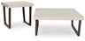 Tampa Furniture Outlet - Ashley Furniture - Westenfort Table (Set of 2) - Occasional Table Set (Set of 2) / Espresso/Gray - T202-12