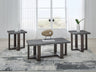 Tampa Furniture Outlet - Ashley Furniture - Dynnford Table (Set of 3) - Occasional Table Set (3/CN) / Gray/Brown - T216-13