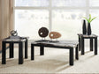 Tampa Furniture Outlet - Ashley Furniture - Jazmore Table (Set of 3) - Occasional Table Set (3/CN) / Dark Brown - T255-13