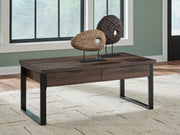 Tampa Furniture Outlet - Ashley Furniture - Wickman Falls Coffee Table - Rectangular Cocktail Table - T318-1