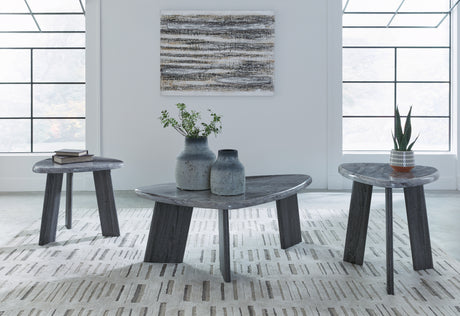 Tampa Furniture Outlet - Ashley Furniture - Bluebond Table (Set of 3) - Occasional Table Set (3/CN) / Gray - T390-13