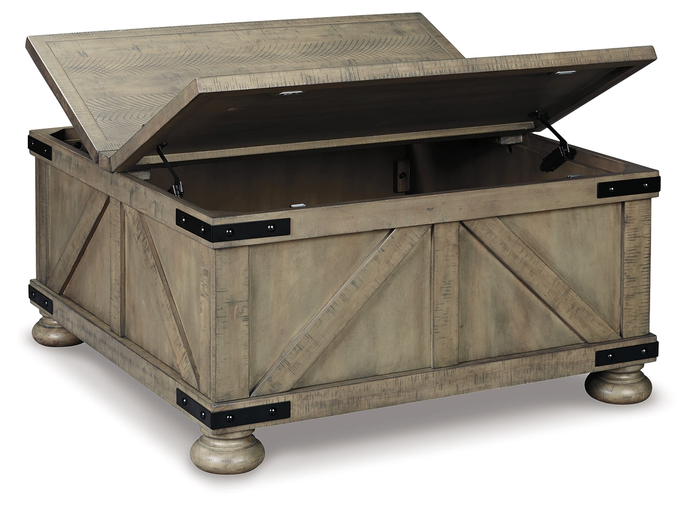 Aldwin Coffee Table With Storage - Tampa Furniture Outlet