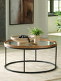 Tampa Furniture Outlet - Ashley Furniture - Noraluna Coffee Table - Round Cocktail Table - T502-8