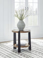 Tampa Furniture Outlet - Ashley Furniture - Ridgester End Table - Round End Table - T518-6