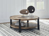 Tampa Furniture Outlet - Ashley Furniture - Ridgester Coffee Table - Round Cocktail Table - T518-8