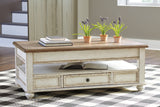 Realyn Coffee Table with Lift Top - Tampa Furniture Outlet