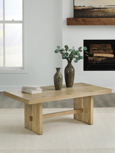 Tampa Furniture Outlet - Ashley Furniture - Crendlin Coffee Table - Rectangular Cocktail Table - T537-1